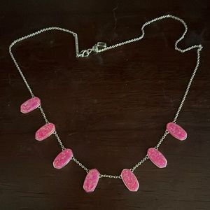 Kendra Scott Barbie Pink Necklace